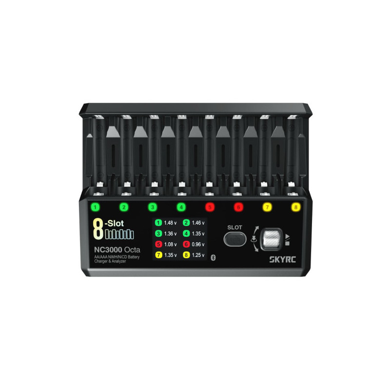 Chargeur et analyseur de piles NC3000 Octa AA/AAA NiMH/NiCD SkyRc