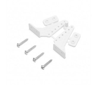 Nylon horns 34mm dia. 1.55mm holes (2 pcs) - KAVAN