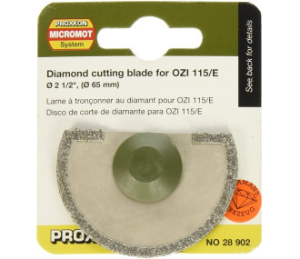 Lame pour couper, diamantée 65mm pour OZI/E Proxxon