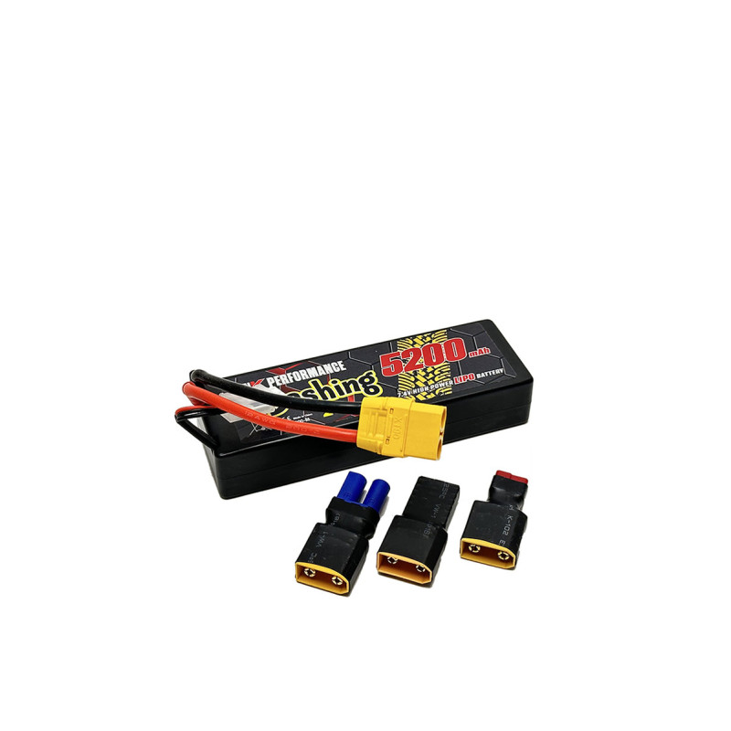 Lipo Pink Bashing 2S 7.4V-5200-50C (Multi) 139x47x25mm 310g