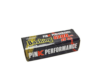 Lipo Pink Bashing 2S 7.4V-5200-50C (Multi) 139x47x25mm 310g