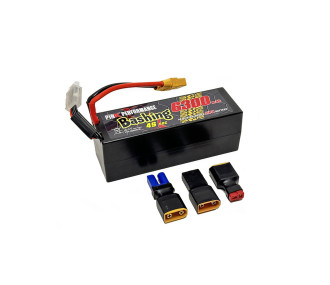 Lipo Pink Bashing 4S 14.8V-6300-50C (Multi) 139x47x49mm 600g