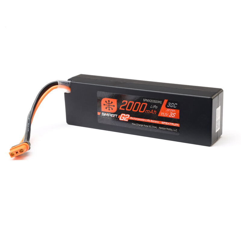 Lipo 11.1V 2000mAh 3S 30C Smart G2 IC2