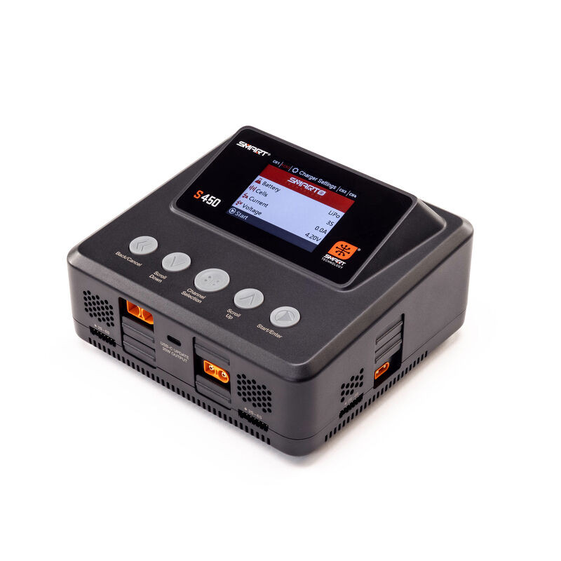 Chargeur S450 G2 AC/DC Smart Charger 4x50W Spektrum