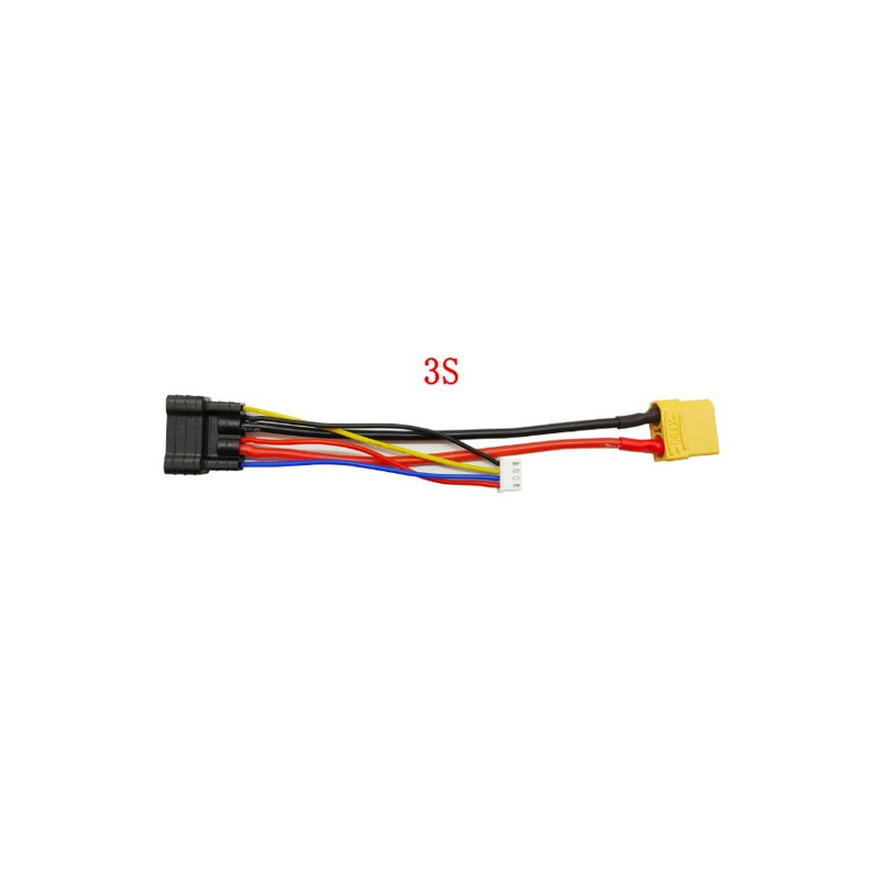 Adaptateur long Traxxas (TRX) vers XT60 male 3S