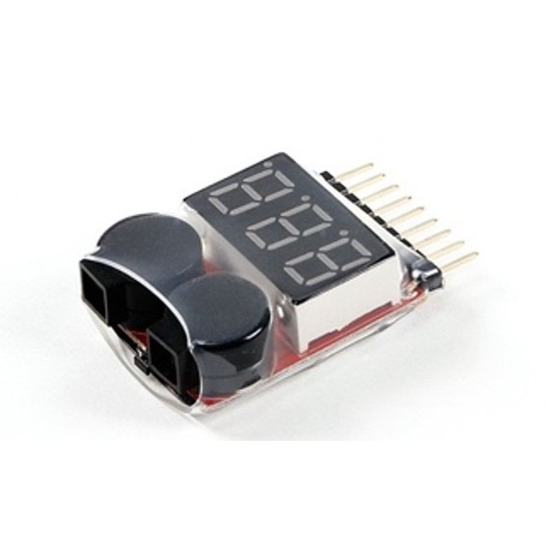Spannungssensor – Alarm-Buzzer für niedrigen Batteriestand von 1 bis 6S – 2 in 1