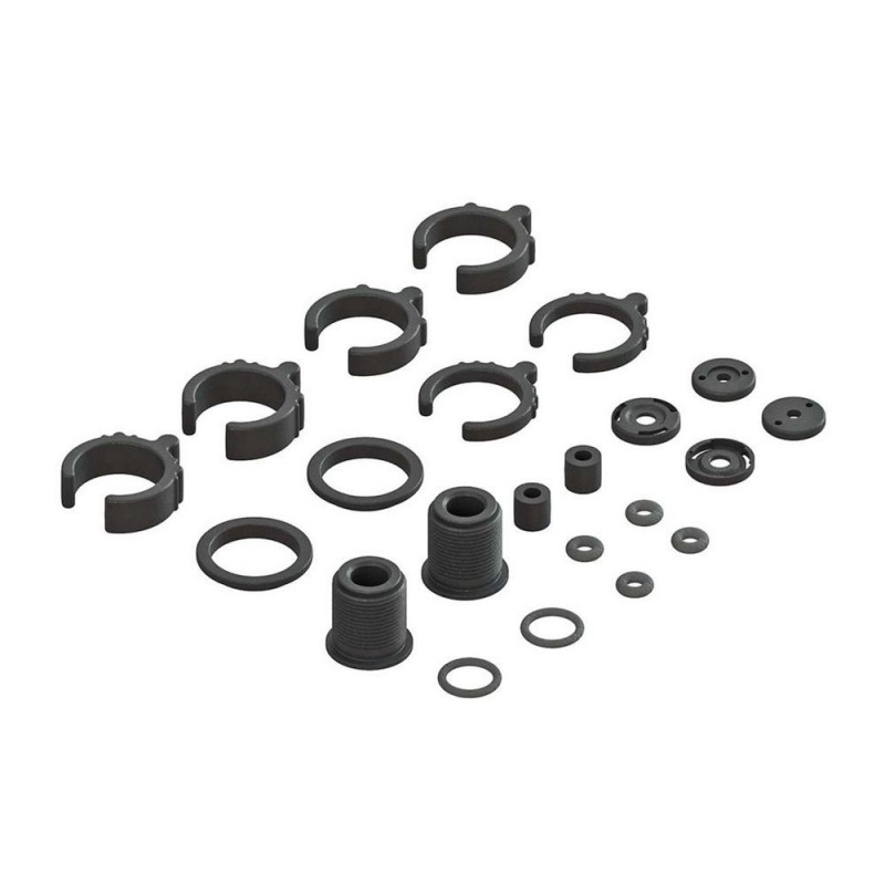 ARRMA AR330451 Juego de piezas/anillos de amortiguador de composite (2)