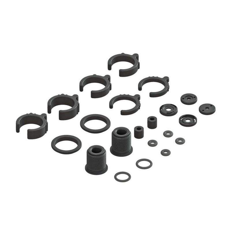 ARRMA AR330451 Set parti ammortizzatore/anello in composito (2)