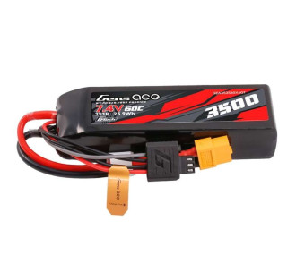 Batterie LiPo Gens Ace G-Tech 3500 mAh 2S1P 7,4 V 60C avec connecteur XT60
