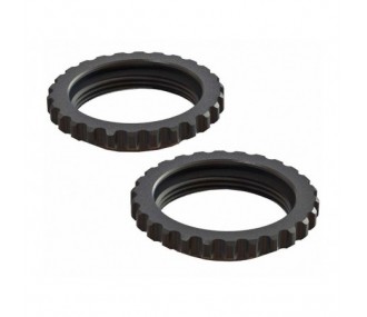 ARRMA AR330514 Aluminum Shock Collar Black 6S (2)