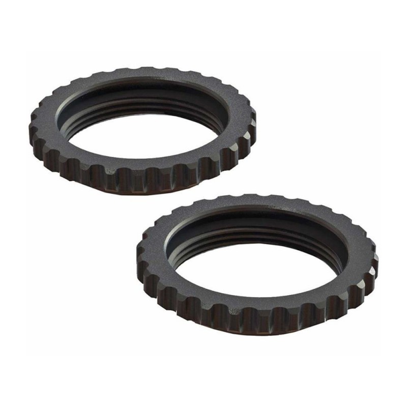 ARRMA AR330514 Aluminum Shock Collar Black 6S (2)