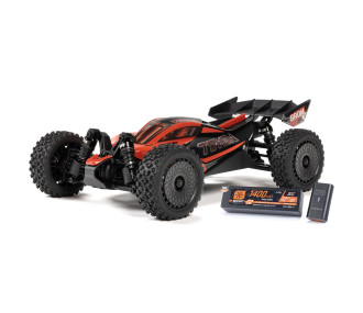 1/14 TYPHON GROM 223S DSC 4X4 RTR Buggy Brushless, rosso (con batteria e caricabatterie)
