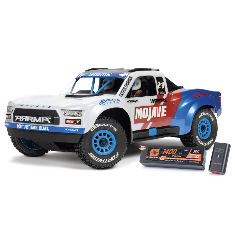 1/16 MOJAVE GROM 223S DSC 4X4 RTR Brushless Desert Truck white (with battery and charger)