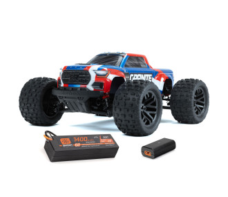 1/18 GRANITE GROM 4X4 RTR Brushed Monster Truck blue (with battery and charger)