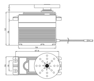 Servo Multiplex Rhino Pro SHV Digi 4 - 65154