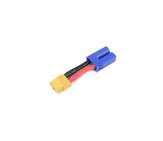 CABLE ADAPTATEUR FILS 12AWG POUR EC5 MALE A XT60 FEMELLE