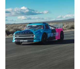 1/8 INFRACCIÓN 223S DSC 4X4 RTR Brushless All-Road Street Bash Truck, Verde/Azul y Rosa