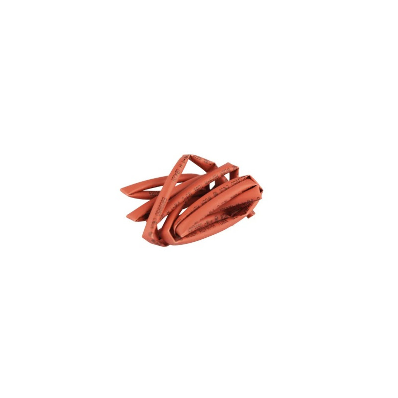 Gaine Thermo rouge 3mm par 1m