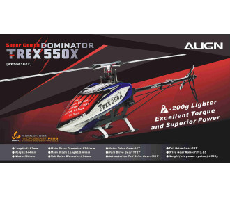Align T-REX 550X super combo