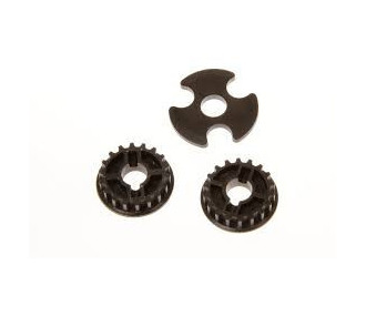 Serpent poulie 19T + bague (3) S411 (SER401360) 