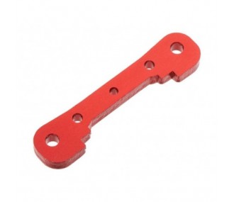 ARRMA AR330378 Soporte de Suspensión FF Aluminio Rojo