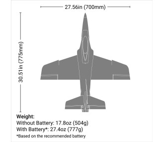 Habu SS (Super Sport) 50mm EDF Jet BNF Basic with AS3X+ and SAFE Select