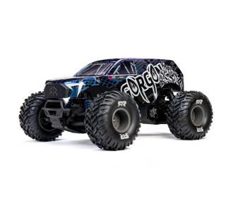 ARRMA 1/10 GORGON 223S 2WD RTR Brushless Monster Truck, Blue/Black