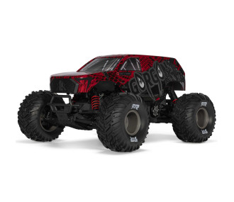 ARRMA 1/10 GORGON 223S 2WD RTR Brushless Monster Truck, Red/Black