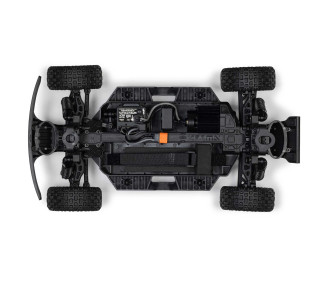 ARRMA 1/16 MOJAVE GROM 4X4 RTA ( a assemblé )  KIT Brushed Desert Truck (Battery & Charger Included), Clear/Black
