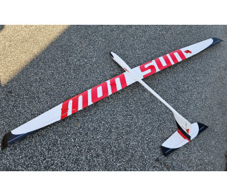 Robbe Modellsport Monsun V3 ARF polystyrène/fibre de verre/abachi Ailes fuselage blanc