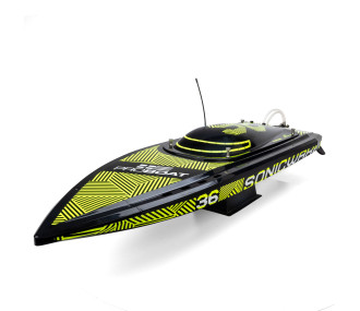 Boat Proboat Sonicwake 36 BL Green/Black RTR - PRB08032T2