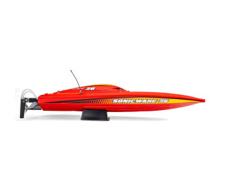 Proboat Sonicwake 36 BL Weiß/Blau RTR Boot - PRB08032T1