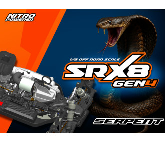Serpent SRX8 Gen4 1/8 4wd GP SER600024
