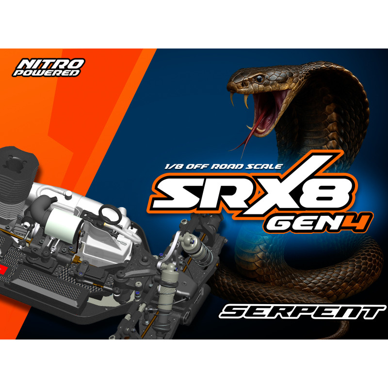 Serpent SRX8 Gen4 1/8 4wd GP（SER600024)