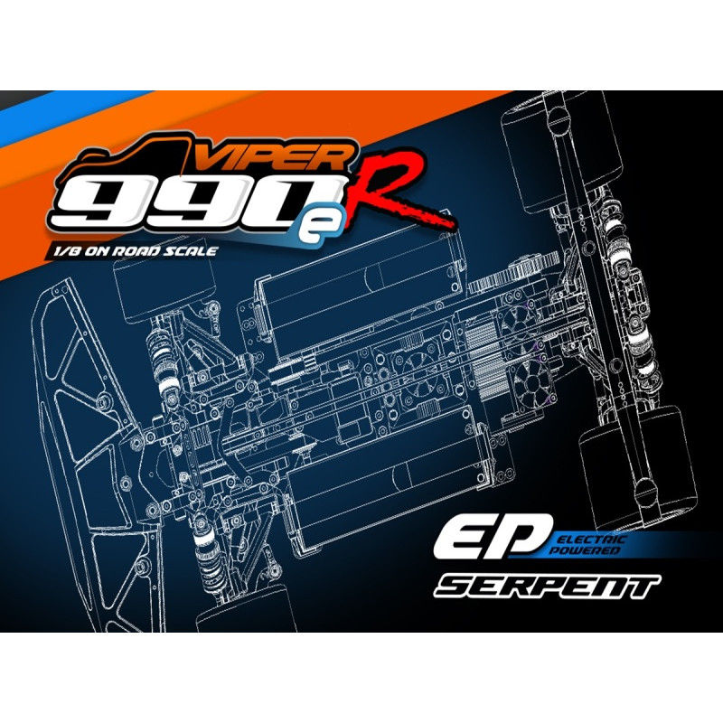 Serpent Serpent Viper 990E-R 1/8 EP (SER904008)