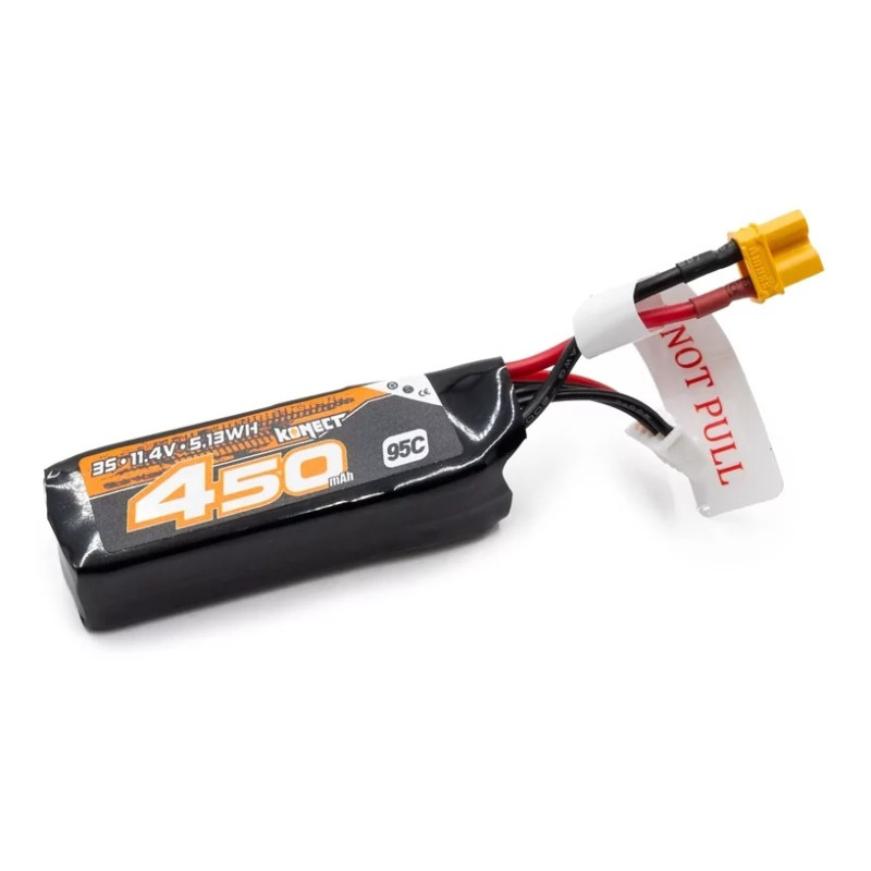 Konect Lipo 450mah 11.1V 95C 3S XT30- crawler