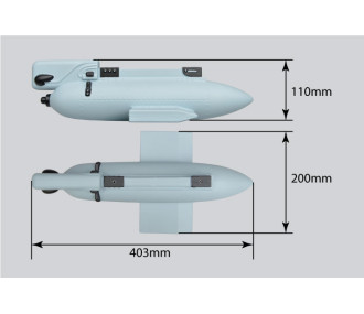 Plastic Bomb For Stuka Ju87 Size 60cc