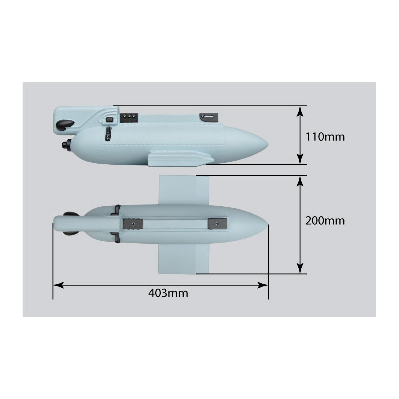 Bomba De Plástico Para Stuka Ju87 Tamaño 60cc
