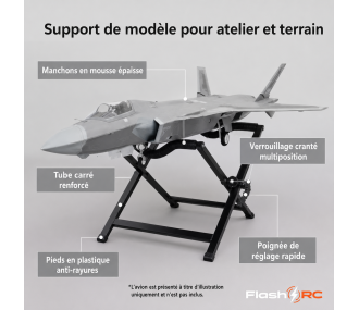 Soporte de mesa/exterior de metal para modelos