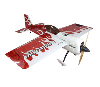 Präzisionskunstflugzeug Addiction (V4) rot ARF env.1.00m – mit LEDs