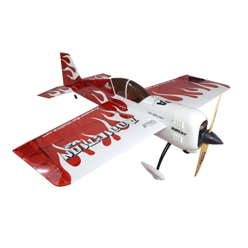 Precision Aerobatics Addiction (V4) Red ARF env.1.00m - with LEDs