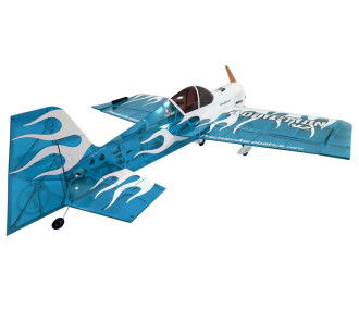 Avión Precision Aerobatics Addiction (V4) azul ARF env.1.00m - con LEDs