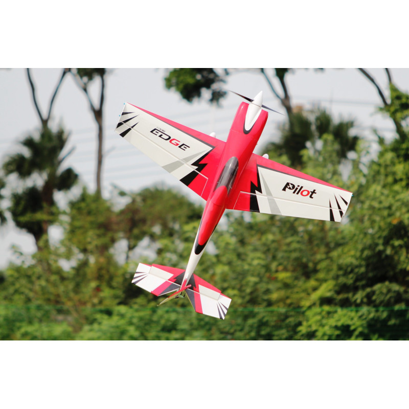 Aereo acrobatico - PilotRC - EDGE 540 V3 - (circa 2,15 m) - rosso, nero, bianco