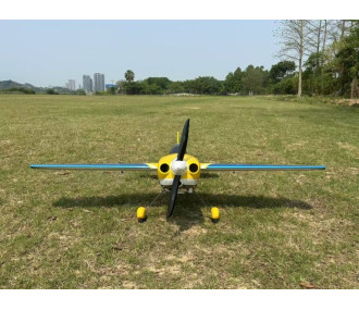Avion Voltige - PilotRC - EDGE 540 V3 - (env. 2,15m) - Jaune, bleu, gris
