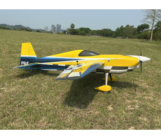 Kunstflugzeug - PilotRC - EDGE 540 V3 - (ca. 2,15 m) - Gelb, Blau, Grau