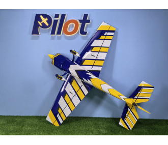 Avion Voltige - PilotRC - EXTRA NG-67 - (env. 1.70) - Bleu, blanc, jaune