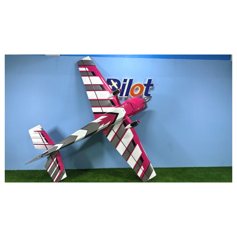 Kunstflugzeug - PilotRC - EXTRA NG-78 - (ca. 1,97 m) - rosa weiß grau