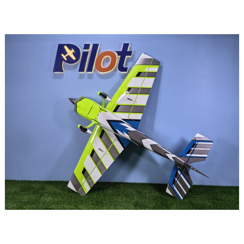 Aereo Acrobatico - PilotRC - EXTRA NG-90 - (ca. 2,29 m) - verde bianco grigio