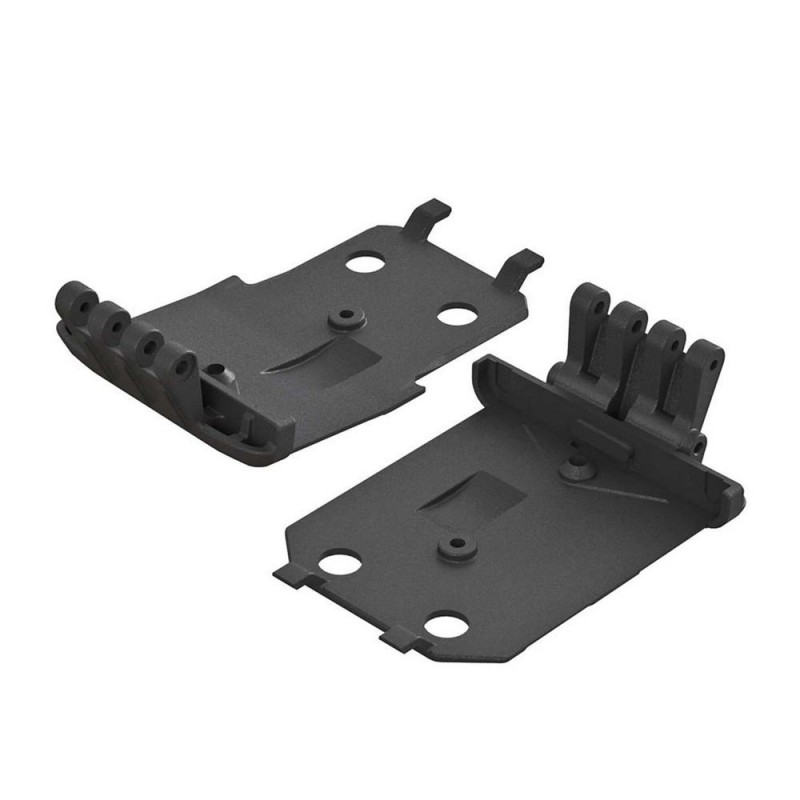 ARRMA AR320401 F/R Lower Skidplate (2) 4x4 Granite MEGA