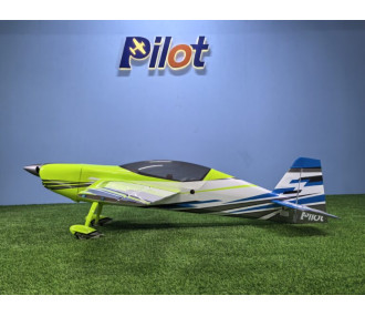 Avión acrobático - PilotRC - EXTRA NG-90 - (aprox. 2,29 m) - verde blanco gris